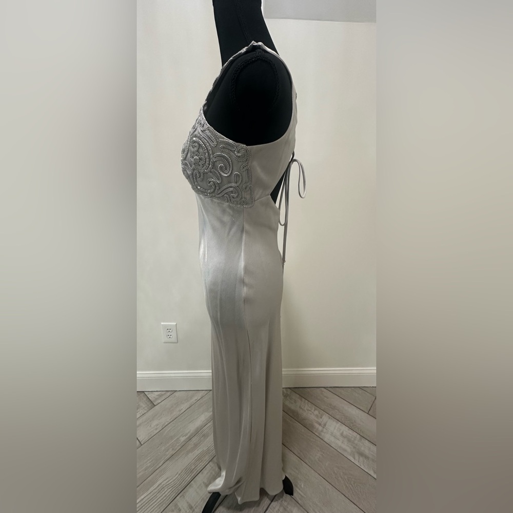 Steppin' Out Silver Embellished Prom Dress - Picture 2 of 5